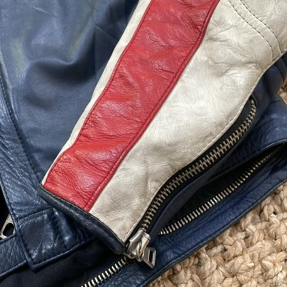 Vintage Leather Motorcycle Jacket - Picture 9 of 12